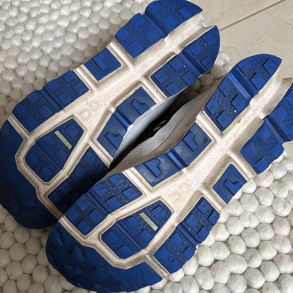 On Running Men's Black and White Athletic Shoes - Picture 4 of 7